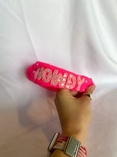 Load image into Gallery viewer, Pink Howdy Headband