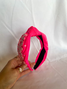 Pink Howdy Headband