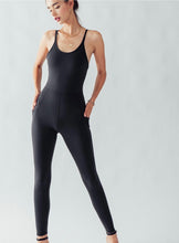 Load image into Gallery viewer, Black Spandex Bodysuit