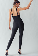 Load image into Gallery viewer, Black Spandex Bodysuit