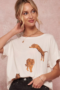 Tiger Vintage Washed Graphic Tee