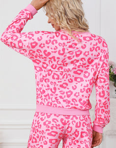 Pink Cheetah PJ Set