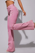Load image into Gallery viewer, Washed Pink Bellbottoms