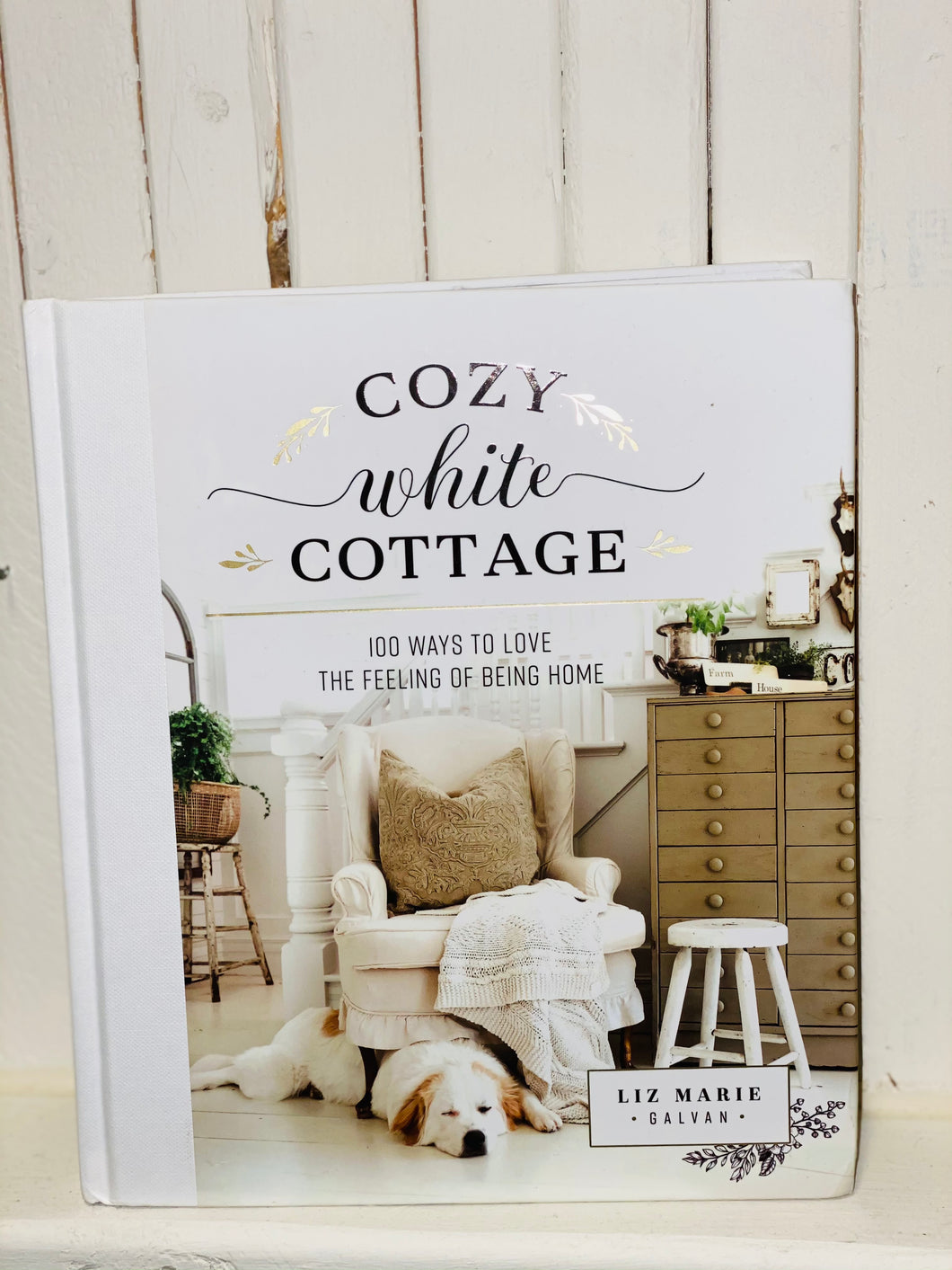 Cozy White Cottage Book