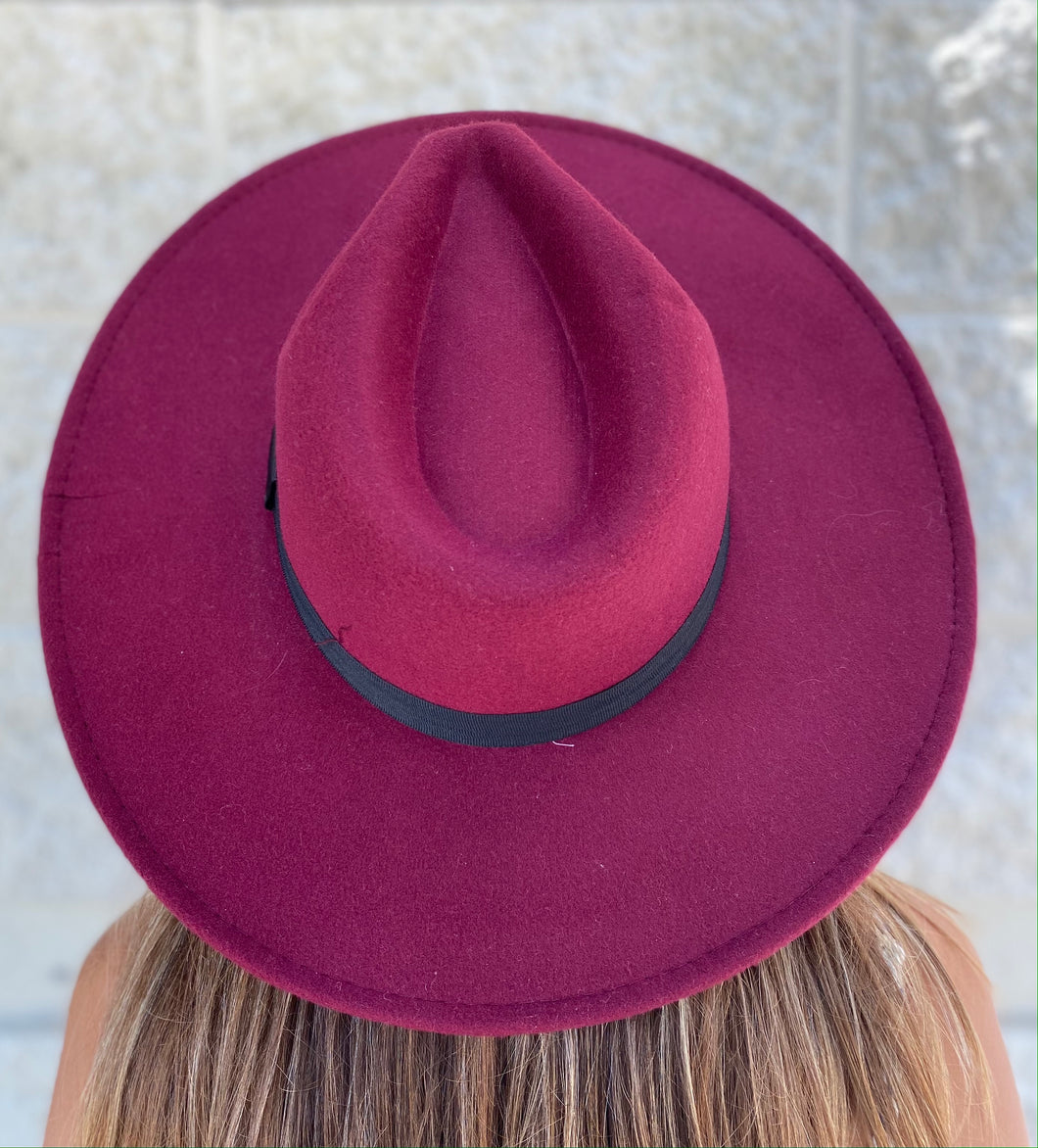 Burgundy Red hat